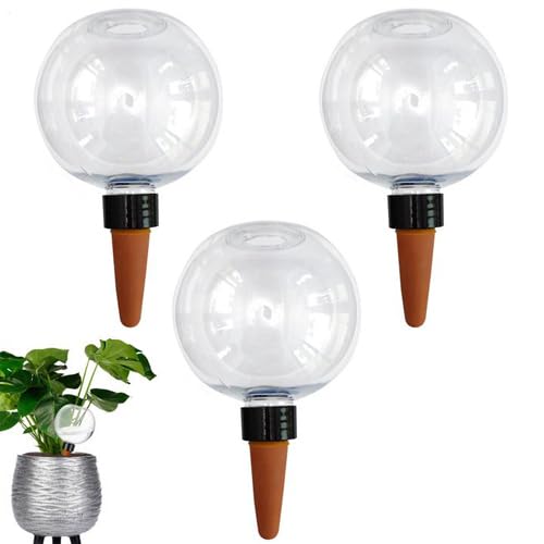3 Pezzi Globi Automatica Di Irrigazione, Sfere Per Irrigazione Multifunzionale, Palline Di Irrigaziones Portatili Da 500ml Per Casa, Balcone, Soggiorno, Appartamento