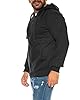 Raff & Taff Men's Zip Hoodies Hooded Jacket Sweat Jacket Transition Jacket Basic Simple up to 8XL, black, 5XL #1