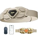 SKG W9 Ultra 2.0 Lower Back Massager for Pain Relief Deep Tissue Adjustable Cordless Heating Pad Infrared Vibrating Back Massager with Titanium Massage Head