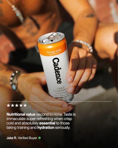 Cadence Electrolyte Drink - Orange Soda Flavor, 355ml x 12 | Science-Backed Hydration | Zero Sugar, Zero Caffeine | Sodium, Potassium & Magnesium for Performance & Recovery - 5