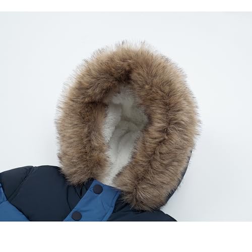 Rokka&Rolla Toddler Boys' Water-Resistant Sherpa Fleece Lined Puffer Jacket Winter Parka Coat4