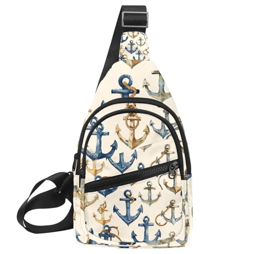 Mochila cruzada deportiva de ancla para tus viajes urbanos y caminatas al aire libre