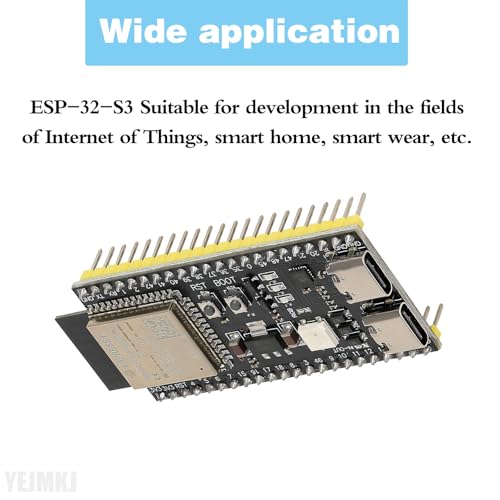 Image of 5pcs ESP32 S3 Development Board ESP32-S3-DevKitC-1-N16R8 | ESP32-S3-WROOM-1 WiFi and Bluetooth MCU Module Dual Type-C Core Microcontroller Processor Integrated Wi-Fi and BLE Functions