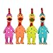 Multipet's 11.5-Inch Latex Polka Dot Globken Chicken Dog Toy