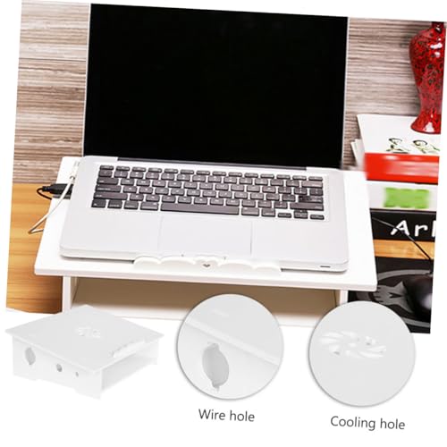 Base para laptop ARTIBETTER blanca con ventilación miniatura 6