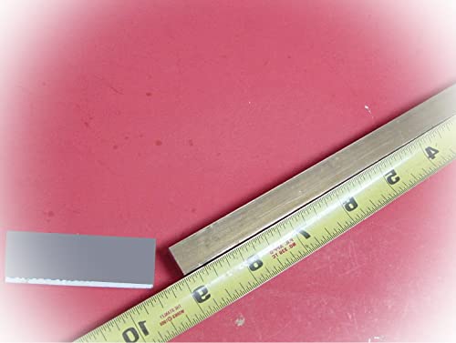 New 1/2" X 1/2" C360 Brass Square Bar 9" Long Solid .50" Flat H02 Raw Materials Goods Me-0092Ded #TOP6