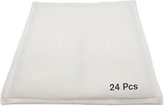Ring Panel Filter (Secondary) with 24 Filters/Case - High-Efficiency Polyester Air Filter with Galvanized Metal Reinforcement - Filter - 24" x 24"