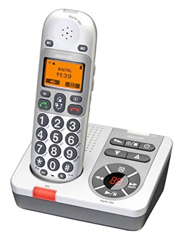 Preisvergleich Produktbild Audioline BIGTEL 280 DECT Anrufer-Identifikation Silber
