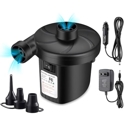 Bomba De Ar Elétrica Encher Colchão Boia Piscina Bomba Pneumática Inflador Com Bicos Bivolt