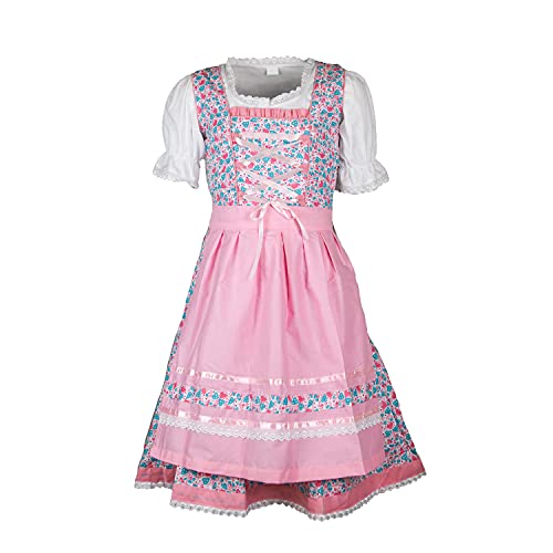 MS-Trachten Traje tradicional tirolés Stella 3 piezas nuevo 2021, Rosa., 164 cm Cover
