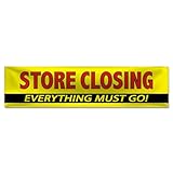 wall26 Store Closing Everything Must GO Banner Advertising Banner