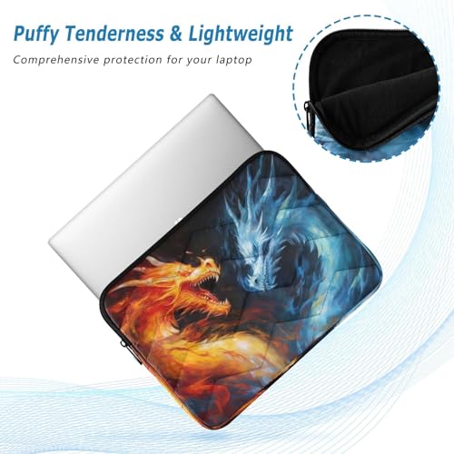 Funda para portátil de 13-14 pulgadas Dragons Fire impermeable miniatura 5