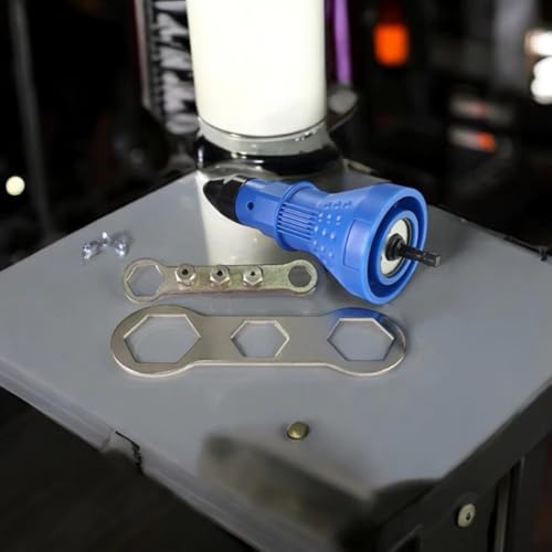 Cabeçote Rebitador para Furadeira Adaptador Rebites 2,4 a 4,8MM Ferramenta de Fixação Aço e Alumínio