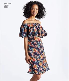Simplicity New Look Pattern 6507 Womens Dresses and Top, Paper, White, 22 x 15 x 1 cm