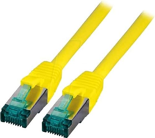 EFB Câble patch RJ45 S/FTP Cat.6A LSZH Jaune 2 m