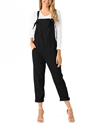 YOINS Mujer Peto de Pantalones Largo Suelto Mono Bolsillos Casual Playa Fiesta...