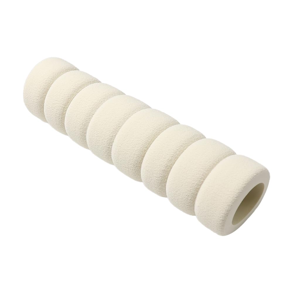 Confezione da 2 Paracolpi per Maniglia della Porta, Proteggi Maniglia della Porta in Schiuma per Pareti e Mobili, Copri Maniglia della Porta Beige