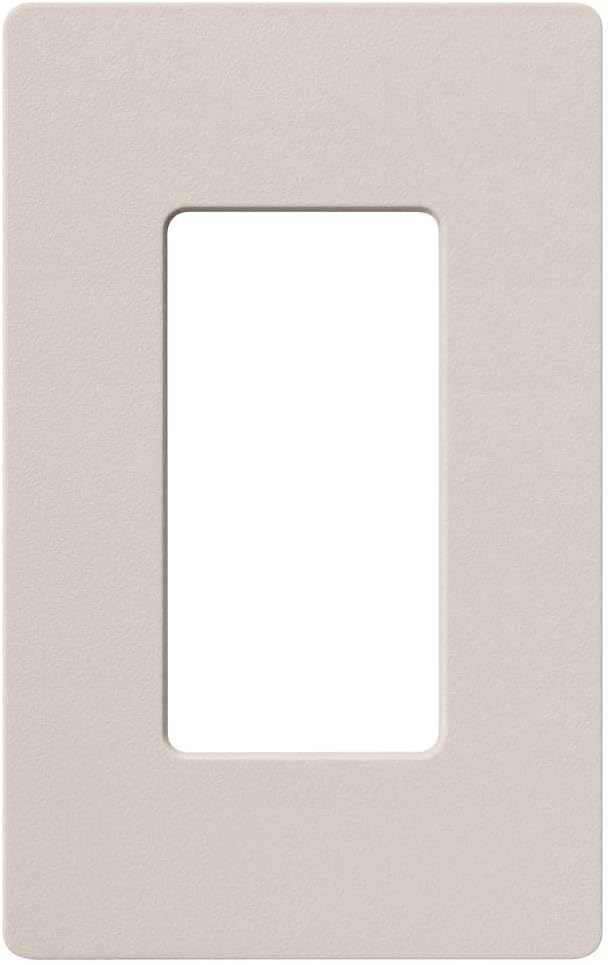 Lutron Claro 1 Gang Decorator/Rocker Wallplate, Satin, Taupe (1-Pack) | SC-1-TP