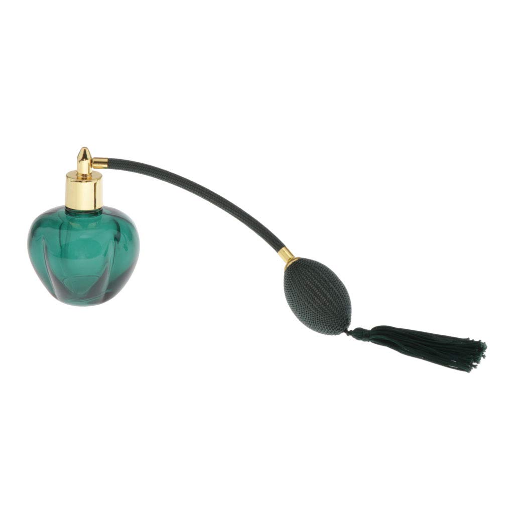 LoveinDIY Travel Carry Perfume Bottle Long Bulb Tassel 00ML for Woman Man, green, 10.5x6.5cm