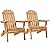 Yaheetech Folding Adirondack Chair Set of 2 Outdoor, 300LBS Solid Wood Garden Chair Weather Resistant, Fire Pit Lounge Chairs for Garden/Yard/Patio/Lawn, Natural Wood