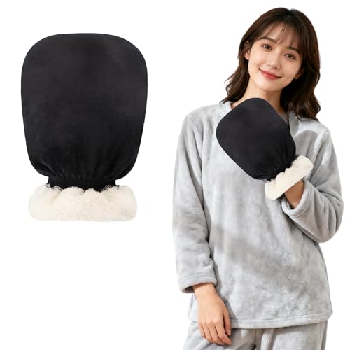 Hand Cast Cover Warm Gloves with Cuff for Cold Weather