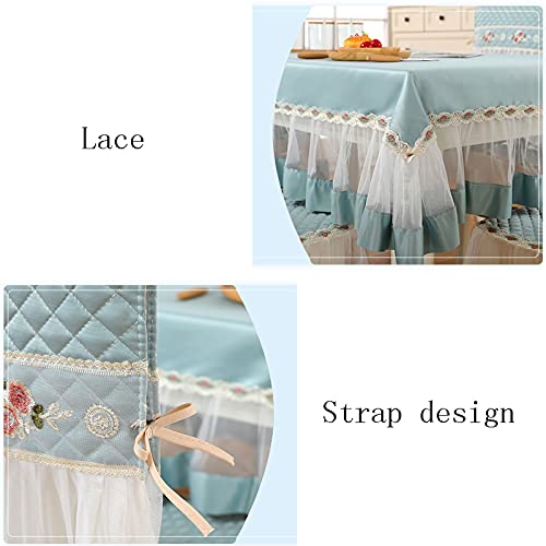 Couverture de chaise en tulle et nappe rectangulaire lavable pour réception - 5