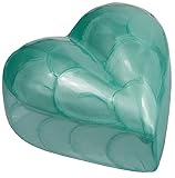 Royal Rapture Urn for Ashes Funeral Cremation Memorial Keepsake Heart Love Urns Decorative Alloy (Green, 3) RHM01-05
