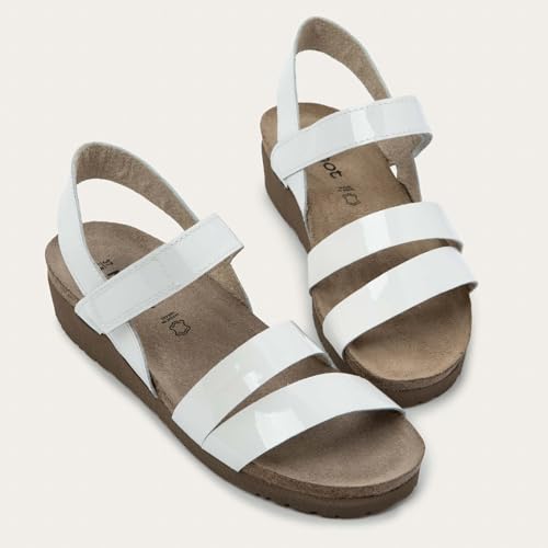 Image of NAOT Kayla Women's Sandals - Supportive 3-Strap Design with Backstrap, Cork & Latex Footbed - Arch Support - Travel-Friendly Comfortable Walking Sandals for All-Day Wear