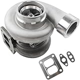 GT45 T4 Turbocharger Universal for 4.0L-6.0L Engine, Fits for Camaro 1967-2012, Challenger 1970-2020, Charger 1966-2020, Silverado 1500 2003-2007, Mustang 1979-2020, CX-9 2007-2012, 800HPs