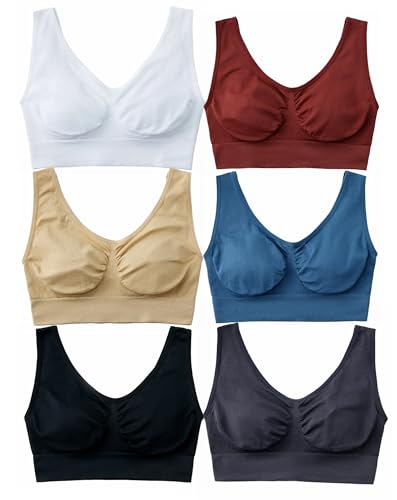 Image of Hiking Gril Women's Comfort Wirefree Bralette Unpadded Sleep Yoga Bra