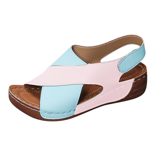 Sandales orthopédiques femme en cuir soulagent les pieds sensibles