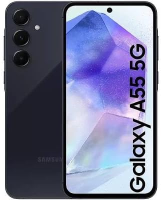 Samsung Galaxy A55 128GB 5G SIM Free Smartphone – Awesome Navy