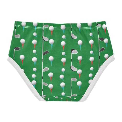Golf Clubs Golf Balls Toddler Girls's Underwear 2T 202c13122