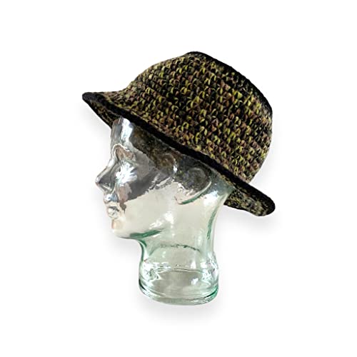 Camo Bucket Hat for Men - Stylish Crochet Bucket Hat - Trendy Crochet Sun Hat - Perfect for Beach, Festival or City Wear - Comfortable Fit (Large/Extra Large)
