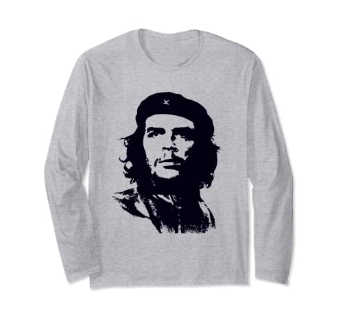 Che Guevara Guerilla Cuba History Sleeve Tee Regalo Manga Larga