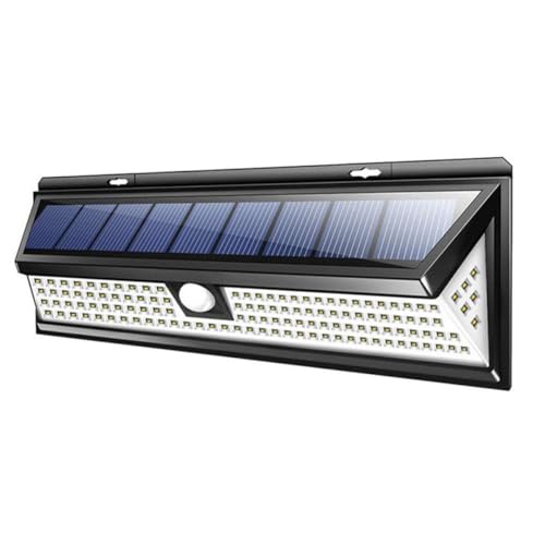 Applique murale solaire extérieure anti-zone d'ombre 118 LED
