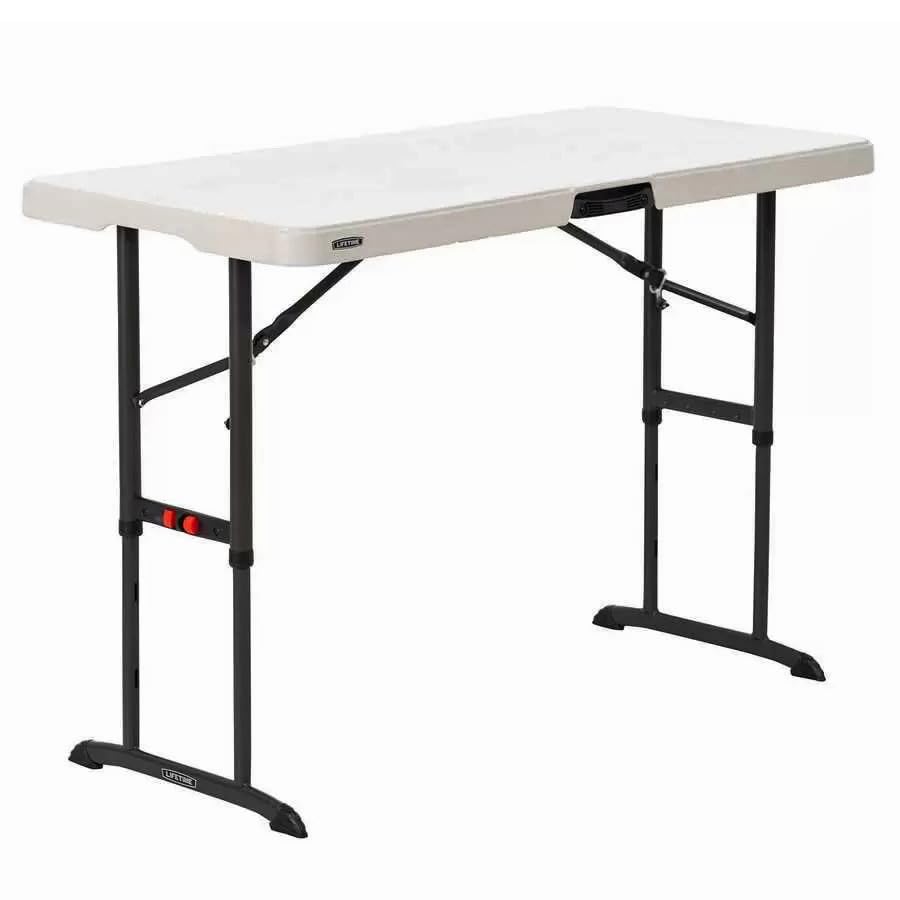 Amazon.co.jp: LIFETIME ライフタイム 4人掛け 折りたたみ テーブル  