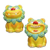 シーサー　獅子　沖縄　置物　インテリア　オブジェ　お守り　魔除け Amazon.co.jp: シーサー 置物 【沖縄の守り神】 開運 厄除け 魔除け
