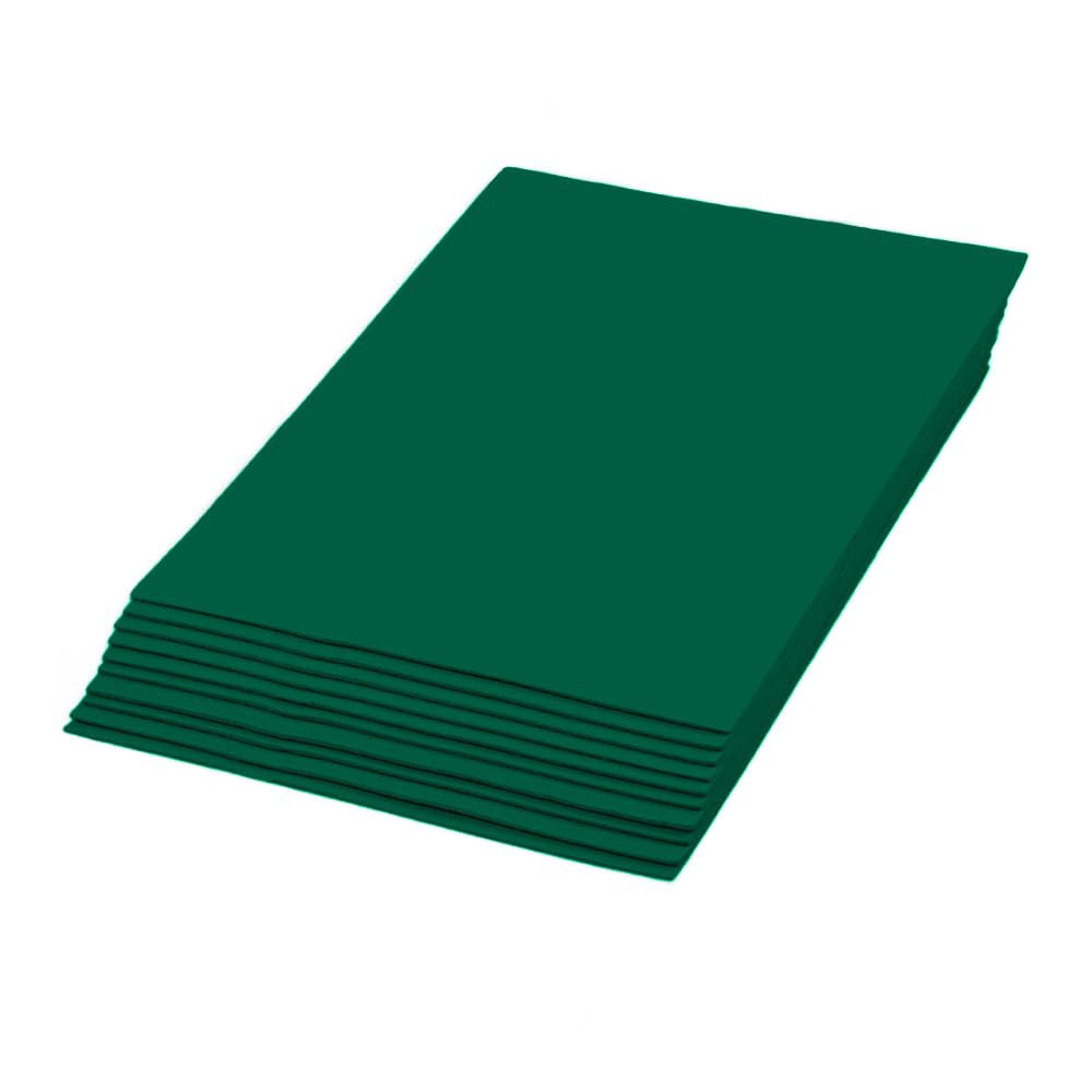 EliteKoopers 10pcs Green 2mm Thick A4 Plain Craft EVA Foam Sheets