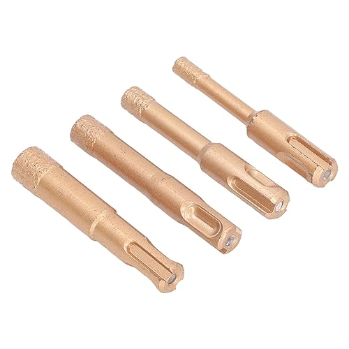 Kit de 4 brocas de carburo para vidrio y mármol miniatura 7