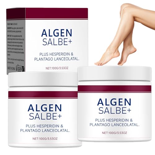 2 Ungüentos de Algas para Venas, Ungüento de Algas Activas para Venas, Ungüento de Algas, Algas Marinas, Patas de Anguila para Venas, Ungüento Relajante para Piernas Hinchadas