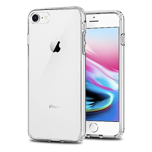 TENOC Phone Case Compatible with iPhone SE (2nd 2020 and 3rd 2022 Generation) & iPhone 7 & iPhone 8, Clear Case Non-Yellowing Protective Bumper Hard Back Cover for 4.7 Inch