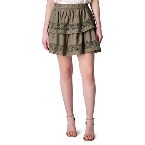 Lucky Brand Women's Schiffley Embroidered Mini Skirt