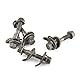 Ausrichtungs-Set, Karosserieschrauben, 4-teilig, 14 mm, Stahl, vier Ausrichtung, Karosserie-Set, verstellbar, Ersatzzubehör für Nockenbolzen zur Einstellung