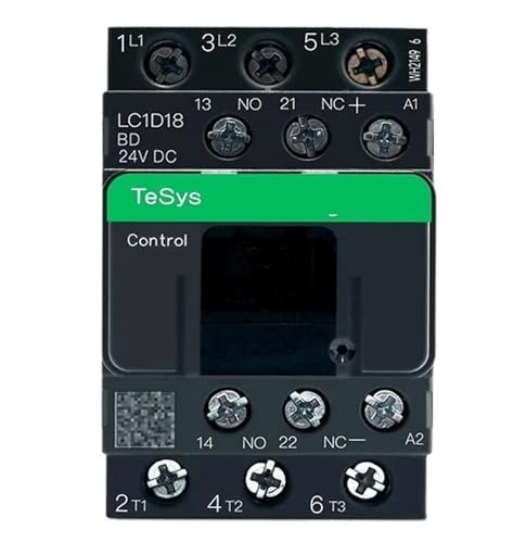 Contacteur CC triphasé LC1D25A commutation stable 220V bobine NO