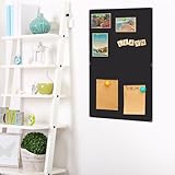 Lavagna magnetica nera, bacheca magnetica, 50 x 30 cm...