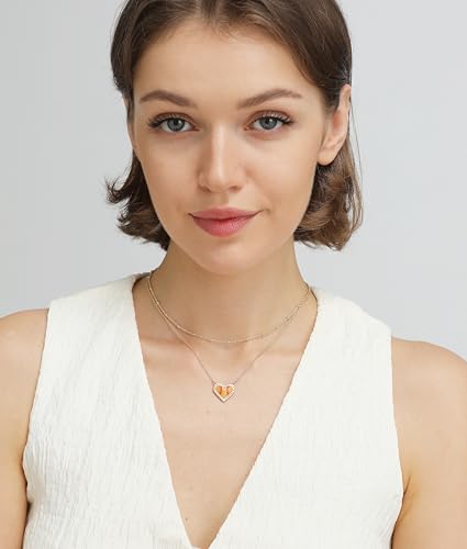 Softball/Volleyball/Basketball/Baseball/Soccer/Football Necklace for Women Girls, Heart Necklace Sport Accessories Hypoallergenic Game Day Team Jewelry Gifts2