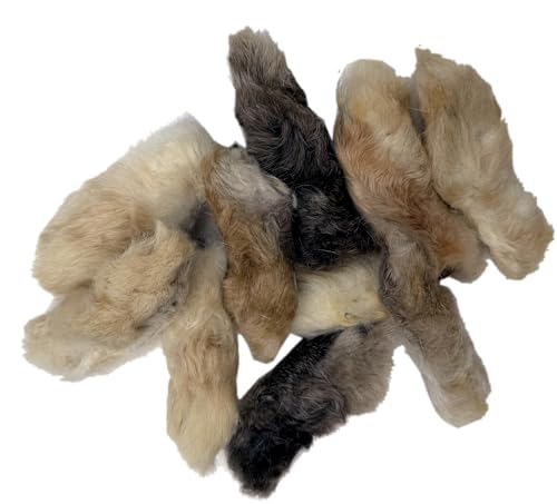 HDP Rabbit Furry Hair Feet Dog Chew Flavor:Rabbit Furry Feet Size:1 LB
