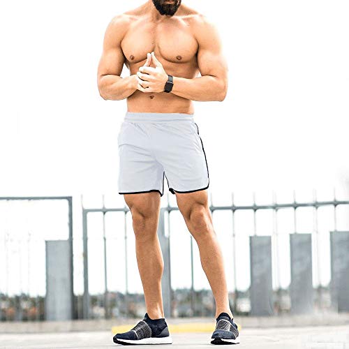 Image of EVERWORTH Men's Gym Workout Boxing Shorts Running Short Pants Fitted Training Bodybuilding Jogger Short