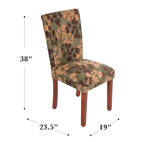 Image of HomePop Parsons Dining Chair - Brown Woven (Single Pack)